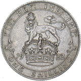 1922 Shilling - George V British Silver Coin - Nice