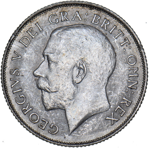 1922 Shilling - George V British Silver Coin - Very Nice