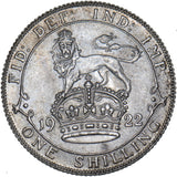 1922 Shilling - George V British Silver Coin - Very Nice
