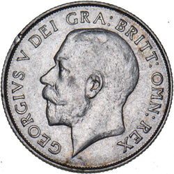 1925 Shilling - George V British Silver Coin - Nice