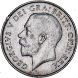 1925 Shilling - George V British Silver Coin - Nice