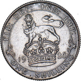1926 Shilling - George V British Silver Coin - Nice