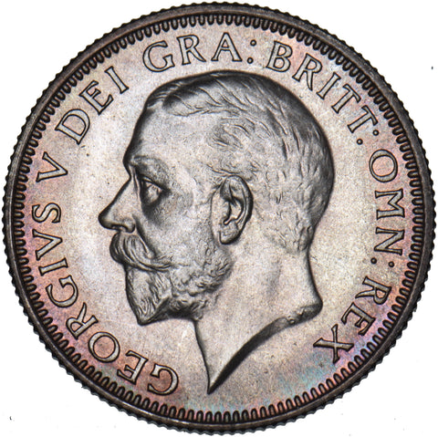 1927 Proof Shilling - George V British Silver Coin - Superb