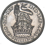 1927 Shilling - George V British Silver Coin - Superb