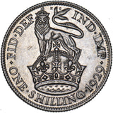 1929 Shilling - George V British Silver Coin - Very Nice