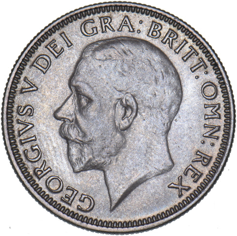 1935 Shilling - George V British Silver Coin - Very Nice