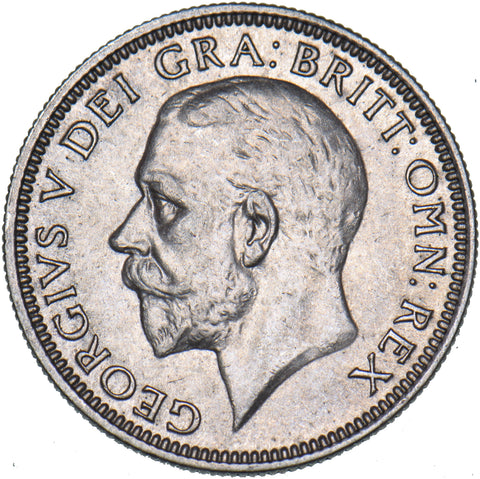 1936 Shilling - George V British Silver Coin - Very Nice