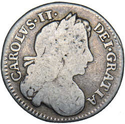 1674 Sixpence - Charles II British Silver Coin