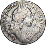 1696 Y Sixpence (York Mint) - William III British Silver Coin
