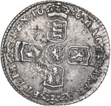 1696 Sixpence - William III British Silver Coin - Nice