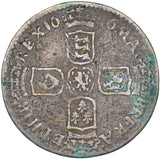 1696 Sixpence - William III British Silver Coin