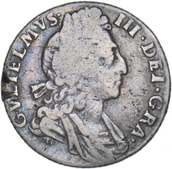 1697 Sixpence - William III British Silver Coin