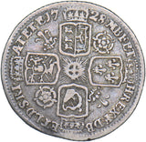 1728 Sixpence (Roses & Plumes) - George II British Silver Coin