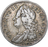 1746 Lima Sixpence - George II British Silver Coin - Nice