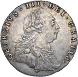 1787 Sixpence - George III British Silver Coin - Nice