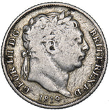 1819 Sixpence - George III British Silver Coin