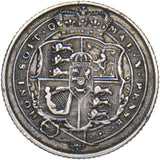 1820 Sixpence - George III British Silver Coin - Nice