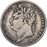 1821 Sixpence - George IV British Silver Coin