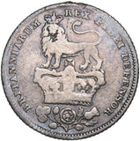 1828 Sixpence - George IV British Silver Coin
