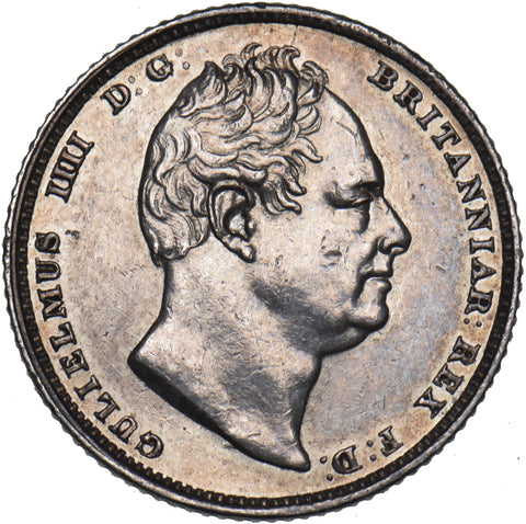 1831 Sixpence - William IV British Silver Coin - Very Nice