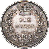 1831 Sixpence - William IV British Silver Coin - Very Nice