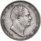 1834 Sixpence - William IV British Silver Coin - Nice