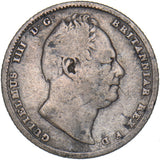 1836 Sixpence - William IV British Silver Coin
