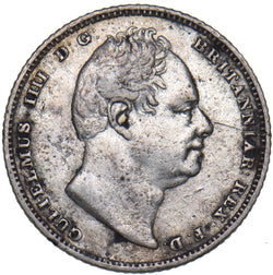 1837 Sixpence - William IV British Silver Coin