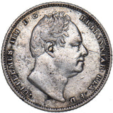 1837 Sixpence - William IV British Silver Coin