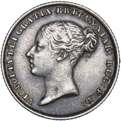 1839 Sixpence - Victoria British Silver Coin - Very Nice