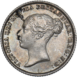 1839 Sixpence - Victoria British Silver Coin - Very Nice