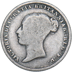 1842 Sixpence - Victoria British Silver Coin