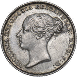 1846 Sixpence - Victoria British Silver Coin - Very Nice