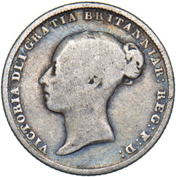1851 Sixpence - Victoria British Silver Coin