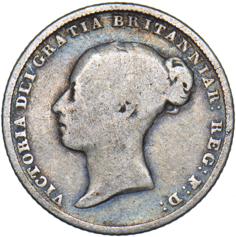 1851 Sixpence - Victoria British Silver Coin