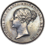 1853 Sixpence - Victoria British Silver Coin - Very Nice