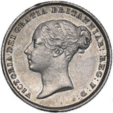 1856 Sixpence - Victoria British Silver Coin - Very Nice