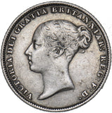 1858 Sixpence - Victoria British Silver Coin - Nice