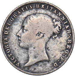 1859 Sixpence - Victoria British Silver Coin