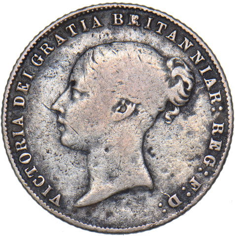 1859 Sixpence - Victoria British Silver Coin