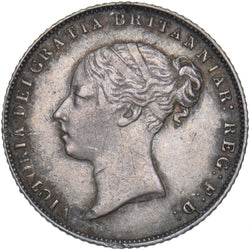 1863 Sixpence - Victoria British Silver Coin - Nice