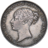 1863 Sixpence - Victoria British Silver Coin - Nice
