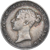 1866 Sixpence (Die no. 29) - Victoria British Silver Coin - Nice