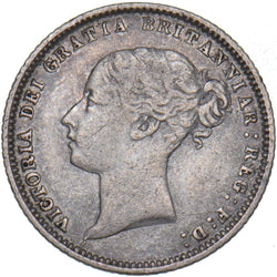 1873 Sixpence (Die no. 6) - Victoria British Silver Coin - Nice