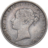 1873 Sixpence (Die no. 6) - Victoria British Silver Coin - Nice