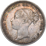 1879 Sixpence - Victoria British Silver Coin - Very Nice
