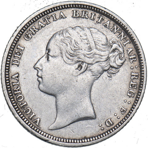 1880 Sixpence - Victoria British Silver Coin - Nice