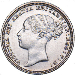 1881 Sixpence - Victoria British Silver Coin - Very Nice