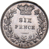 1881 Sixpence - Victoria British Silver Coin - Very Nice