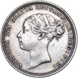 1881 Sixpence - Victoria British Silver Coin - Nice
